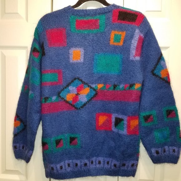 Vintage L.L. Bean Mohair Blend Cardigan Sweater - Picture 2 of 5